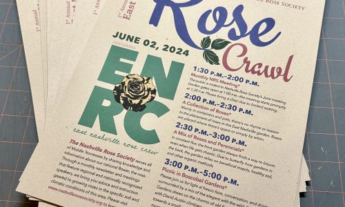 ENRC Rose Crawl Flyer in Print
